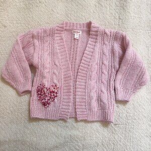 "Love you lots" Hand Embroidered Cat & Jack Sweater